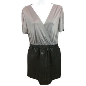 Barneys CoOp Surplice Neckline  Short Casual Dress